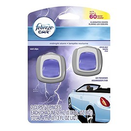 Febreze Car Vent Clips (Pack of 2, Midnight Storm)