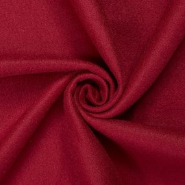 Brushed Polyester Wool Coating 59" Fabric by The Yard – Soft Wool-Like for Coats, Jackets, Winter Apparel, Cloaks & Scarves (Burgundy, 1 Yard)