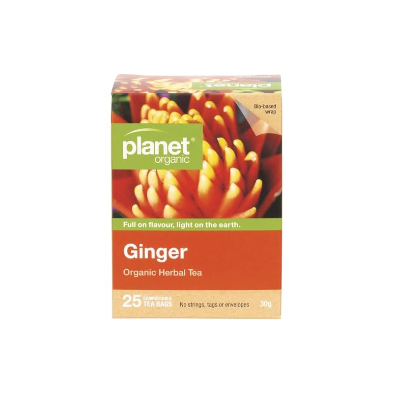 Planet Organic Ginger 25 Tea Bags