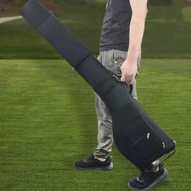 Golf Range Bag - Foldable Adjustable Golf Carry Bag - Adjustable Portable Practice Case Lightweight Sports Accessories with Strap for Men, Women & Adult