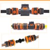6Pack Quick Release Double Male Hose Connectors Shut Off Valve,4Pcs