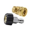 Anxingo Pressure Washer Adapter Set, 3/8" Quick Connect Kit, M22