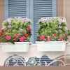 24" Privacy Planters (S/2) - White