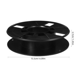 ULTECHNOVO Reel Extension Cords Extension Cord Storage Spool for Wire Extension Cord Organizer and Storage Extension Cord Organizers and Storage Extension Cord Wheel Cord Spool Plastic Black