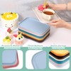 20 Pcs Plastic Art Trays, 10 Colors Stackable Activity Crafts