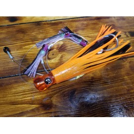 Lobo Lures Skipjack Huybrid & Squidnation Slammer Purple and Orange Crush Tuna Slayer Daisy Chain USA Made