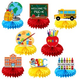 PRE-K Back to School Centerpiece, PRE K Back to School Decorations, Preschool Back to School Classroom Decorations, First Day of Preschool PRE K, Welcome to Preschool PRE K Banner