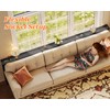 SUPERJARE 102 Inch Sofa Table with 2 Power Outlets and
