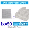 UBeesize 12x12x1 Reusable Electrostatic Air Filter HVAC AC Furnace Filter,MERV