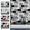 BSABSAQAA 10 Sheets Peel and Stick Backsplash for Kitchen 12"X12"