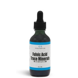 Fulvic Acid Trace Minerals Supplement - 169 Servings - Humic Acid Multimineral Electrolyte Liquid Drops - Bioavailable Extract