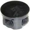 5 x 65mm IP44 Splashproof Round Junction Box with Rubber