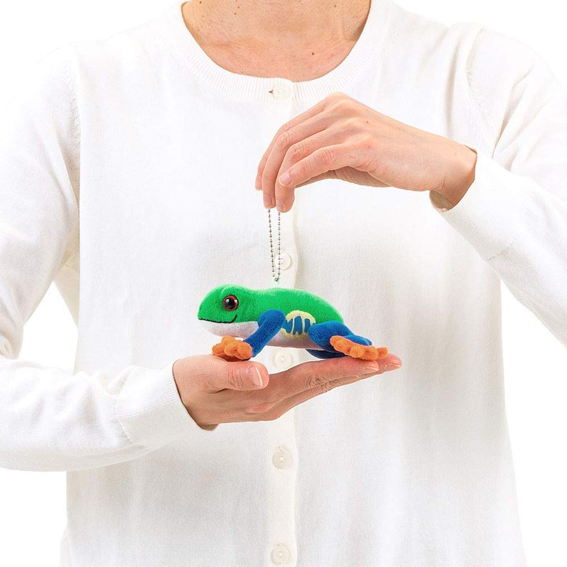 [COLORATA] Carolata Plush Mascot, Red-headed Frog (Realistic Amphibian / Chain
