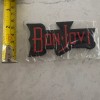 New - Bon Jovi Embroidered Iron on Patch