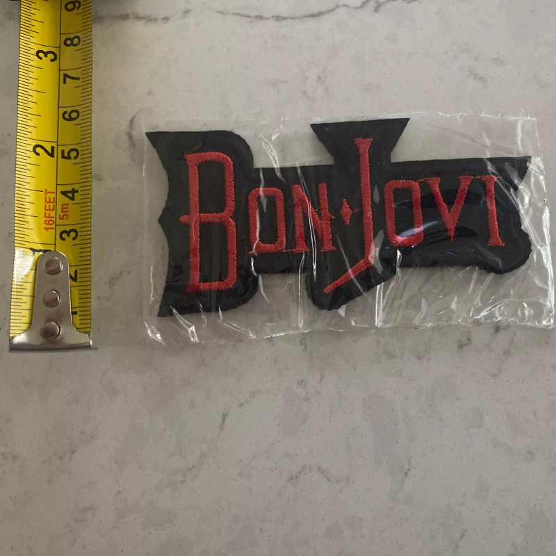 New - Bon Jovi Embroidered Iron on Patch