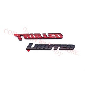 Unbranded Overlay Emblem Fit TOYOTA TUNDRA TACOMA LIMITED PILLAR/ROOF SIDE EMBLEM SET OF 2