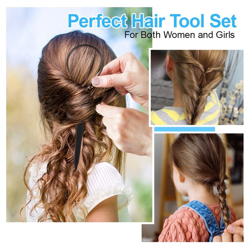 IKOCO Herramienta para El Cabello Topsy Tail, 1000 Bandas de