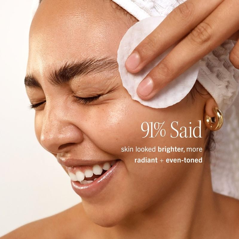 Facial Radiance Pads with Glycolic + Lactic Acids:_28 pads