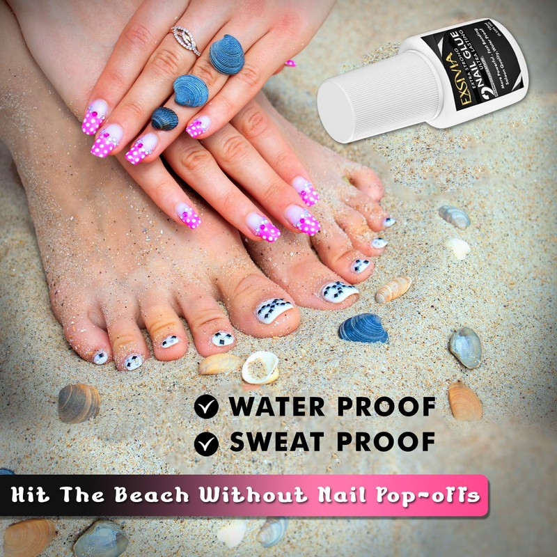 Super Strong Nail Glue for Press On Nails, Acrylic Nails