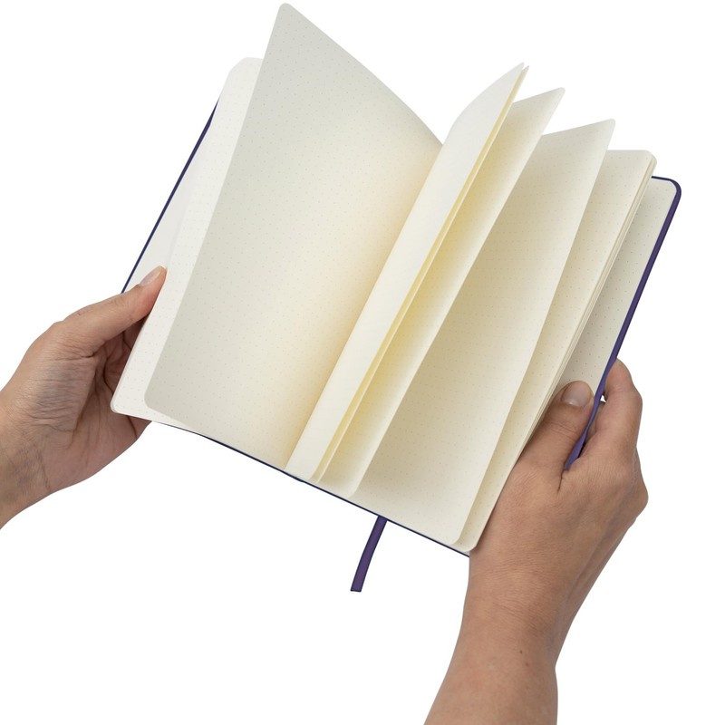 Bullet Journal A5 Dotted Notebook with Faux Leather Hardback Cover