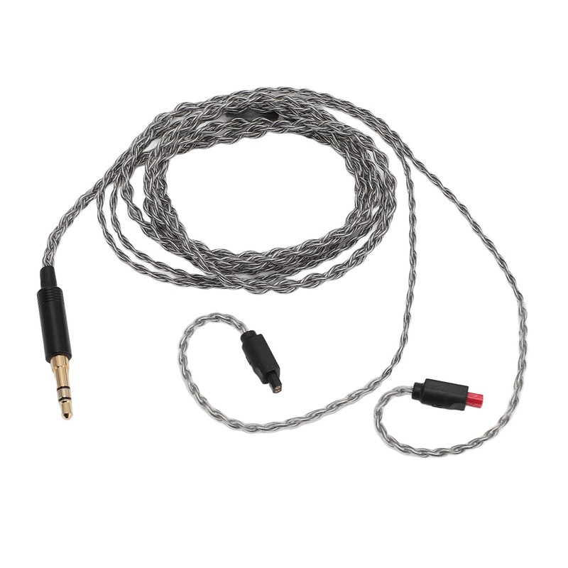 Headphone Cable 4 Strands Silver Plated Copper Anti Stangling 3.5MM