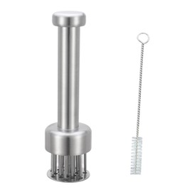 Wilsonzin Stainless Steel Meat Tenderiser with Sharp Needle, Steaker, Meat Tenderiser, Meat Tenderiser, Manual Steak Hammer, Kitchen Cooking Tool for Tenderising, Steak, Chicken, Fish, Beef