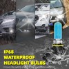 DMEPUGI Headlight Bulbs + Interior Light Kit + License Plate