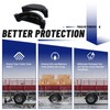ECOTRIC 2 Pcs Trailer Fenders W/Steps Compatible with 13" Diameter