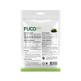 Fabrechew Fuco 051 Fucoidan Treat for Dogs – Immune Support, Healthy Stool, Odor Control, Supports Digestive Health, Seaweed-Based, Small to Medium Dogs, Resealable Bag, 5.29 oz (150g)