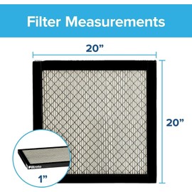 Filtrete 20x20x1 Air Filter, MPR 2800, MERV 14, Healthy Living Ultrafine...