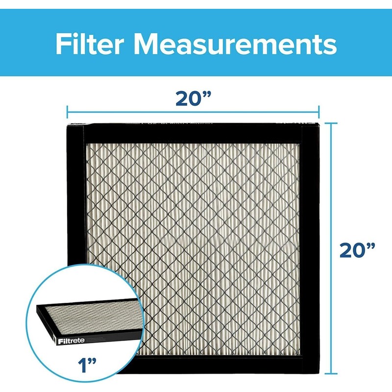 Filtrete 20x20x1 Air Filter, MPR 2800, MERV 14, Healthy Living