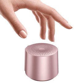 HOAIYO Bluetooth Mini Speaker, with EVA Carrying Case, Portable Wireless Speaker, TWS Stereo Pairing, 6 Hours Continuous Playback, Perfect for Car Outdoor Gift (Pink)