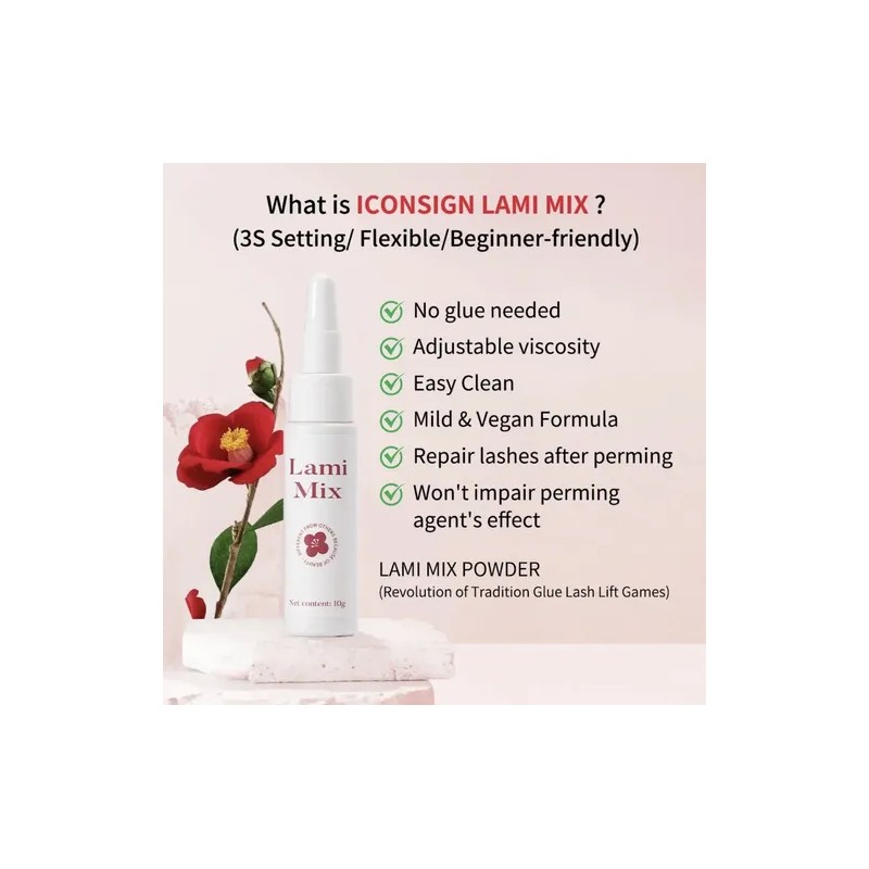 Iconsign Lami Mix Polvo Espesante Lifting Técnica Coreana 10gramos