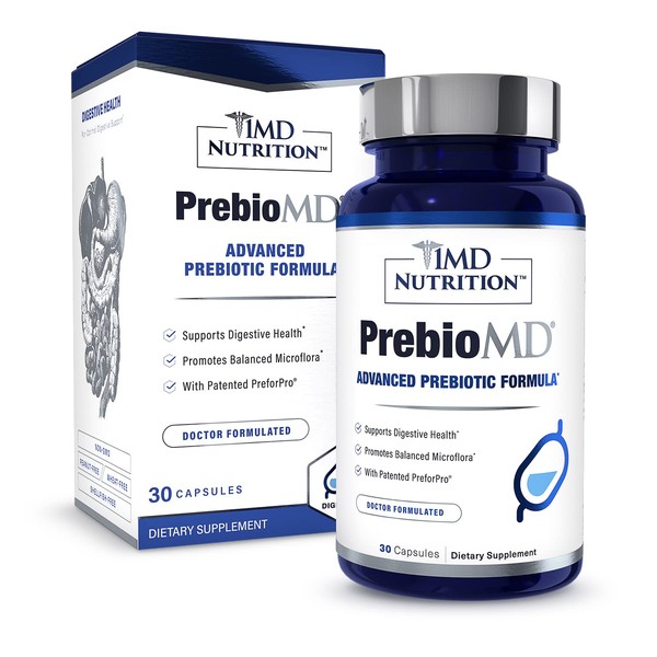 1MD Nutrition PreBioMD - Prebiotic with PreforPro® | Support Healthy