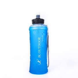 SPARROW ANGEL TPU Running Soft Flask 650ml/22oz Soft Water Bottle TrailFlask Foldable Handheld Soft Flask Running Bottles with Hand Strap for Cycling, Hiking, Camping, Outdoor Sports and Traveling