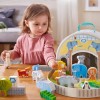 HABA Interactive Wooden Zoo Playset with 22 Pieces for Kids