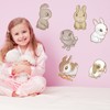 Oliver's Labels Easter Bunnies Wall Decals Peel and Stick Removable
