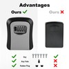 Locilot L Large Key Lock Box, 4.5”x3.7”x1.5” Waterproof Kirsite Combination