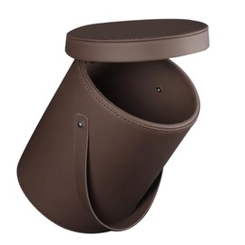 Bolsa de Basura para Asiento Trasero de Coche de Pu Marrón con Gran Capacidad y Diseño Portátil para Uso Versátil en Vehículos