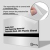 Creatorally ABS Plastic Plate, Laser Blanks for Engraving 30 x