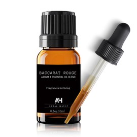 Hotel Diffuser Oil Inspired by The Baccarat Hotel Scent 10 mL - Home Luxury Scents - Luxury Hotel Scent Diffuser Oil with Saffron and Jasmine - Baccarat Rouge 540 Scent Glass Bottle with Dropper