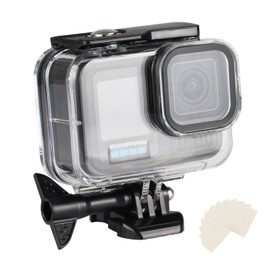 HSU Housing Case, Go Pro Hero 13/12/11/10/9 Black Waterproof Case Underwater Photography Dive Housing Diving Waterproof Dustproof Protective Housing Diving Protective Shell Underwater Accessories