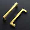 Ravinte 10 Pack Square Bar Kitchen Cabinet Handles Gold Cabinet