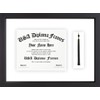 Black Matte Diploma Frame with White Matting and Tassel Opening
