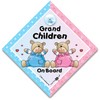 Grandchildren On Board Car Sign, Baby On Board Sign with