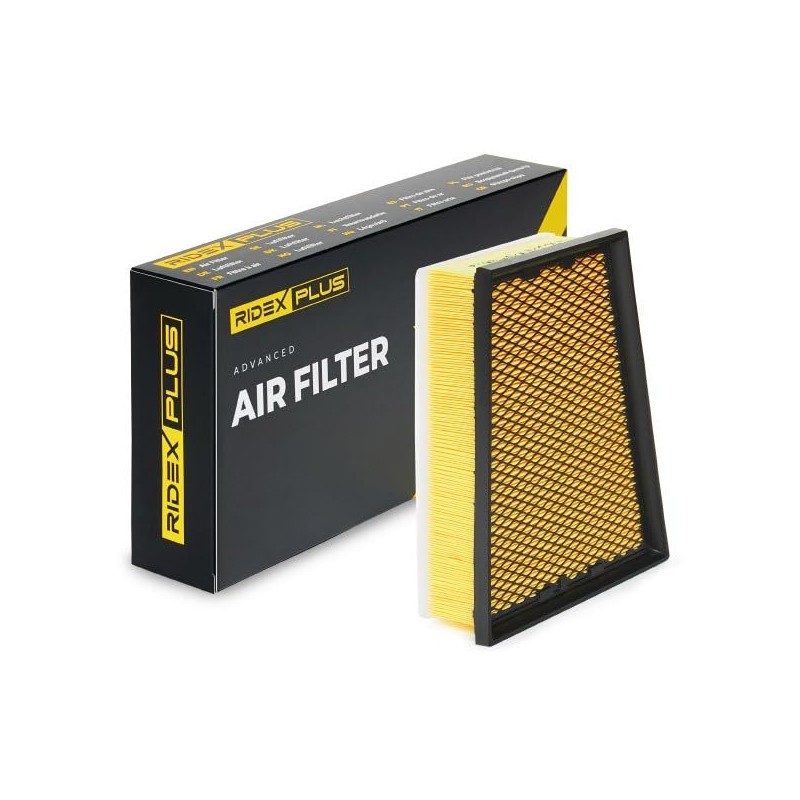 RIDEX PLUS 8A0251P Engine Air Filter || Air Filter Insert,