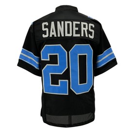 Barry Sanders Jersey Black Detroit | Adult Unisex Sizes S-5XL Unsigned Custom Sewn Stitched