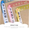 Operitacx 10pcs 30cm Piano Ruler Convenient Kids Ruler Convenient Children