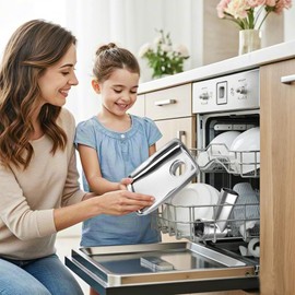 Ezato Stainless Steel Meat Grinder Attachment for KitchenAid, Dishwasher Safe Food Grinder with Sausage Stuffer, Fits KitchenAid All Models, Includes 4 Grinding Plates & 3 Tubes