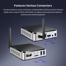 Geniatech APC329L Android 11.0 Smart TV Box HD 4K, HDMI Digital Signage Player, Mini PC WiFi Bluetooth Video Player for Industrial/Commercial Advertising Menu Display